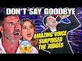 Amazing voice surprise the judges | Don't Say Goodbye AGT VIRAL SPOOF