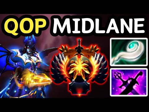 🔥 QUEEN OF PAIN MID = CRAZY BURST DAMAGE MADNESS 🔥 DOTA 2