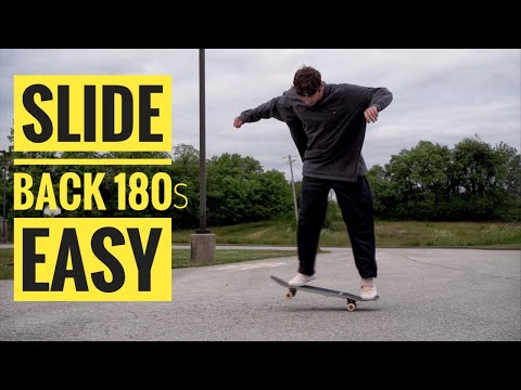How to slide back 180’s Easy