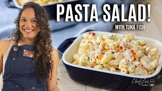 Tuna Fish Pasta Salad TWO Ways! | Ensalada de Coditos con Atún! | Chef Zee Cooks