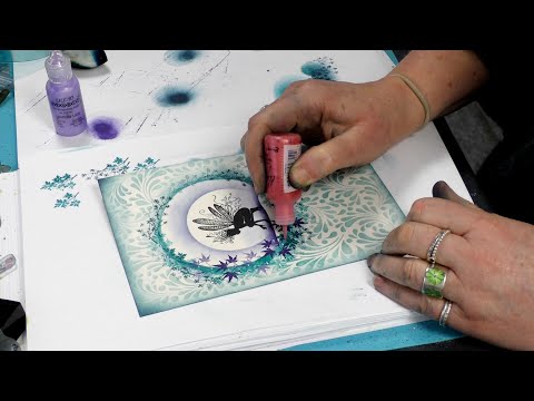 Oona in a Floral Wreath by Tracey Dutton