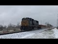 CSX Q150 In Lincoln Park MI W CSX4551