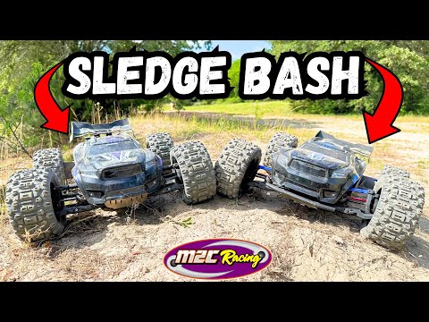 Traxxas Sledge x2 Upgrades, Bash, AND MORE!!