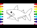 Baby shark 🐬 drawing, Painting and Coloring for Kids and Toddlers #babyshark