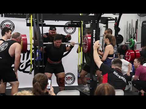 3 Lift CAPO National Qualifier at the Cyclone Training Centre, Goonellabah 4 Mar 2023 (Squat Part 3)