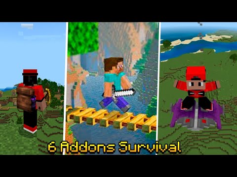 Top 6 Addons/Mods For Your Survival World in Minecraft PE