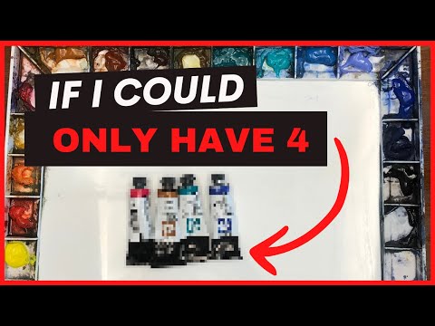 4 Watercolor Paints I Can't Live Without! + My Palette Explained