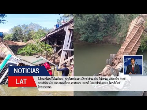 Tragedia en Mato Grosso: Camionero muere ahogado al caer al río Piranhas