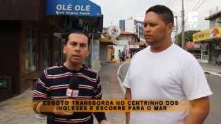preview picture of video 'CONEXÃO COM JAIME JÚNIOR - ESGOTO CASAN TRANSBORDA'