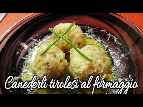Canederli al Formaggio .. Ricetta tradizionale Tirolese Austriaca .. una bontà @ChefJasonznc