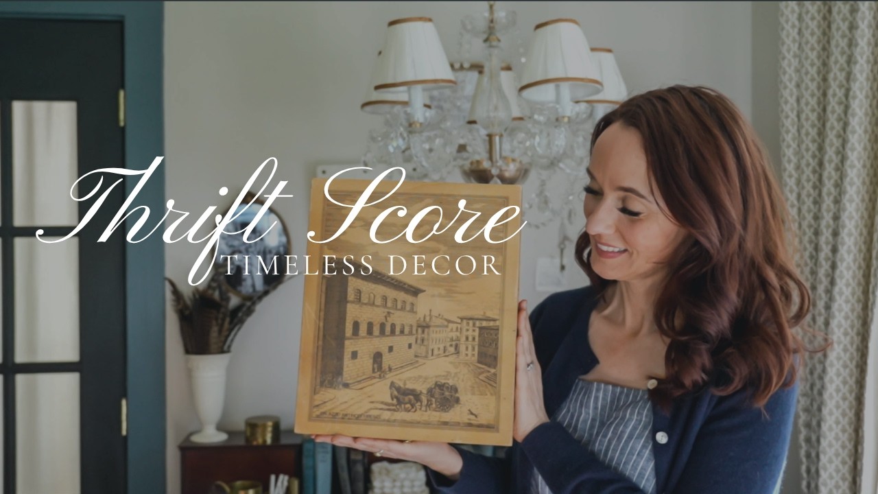 Thrifted Home Decor for a Timeless Look