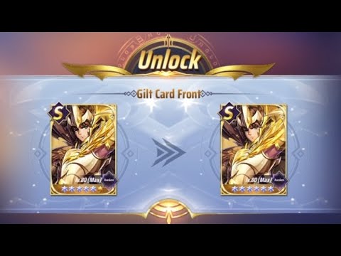 Saint Seiya: Awakening (KOTZ) - DC Sagittarius Aiolos 6 Star Reincarnation! Gilt Card Front Review!