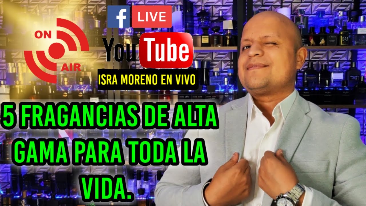 5 Fragancias de Gama Alta para toda la vida.