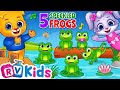 Five Little Speckled Frogs Song by RV AppStudios | Nursery Rhymes and Kids Songs