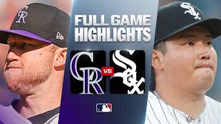 [검증마트]9월 28일 시카고화이트삭스 VS 콜로라도 MLB야구하이라이트