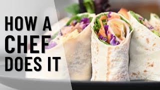 How to make filled sandwich wraps (Using a piping bag...)