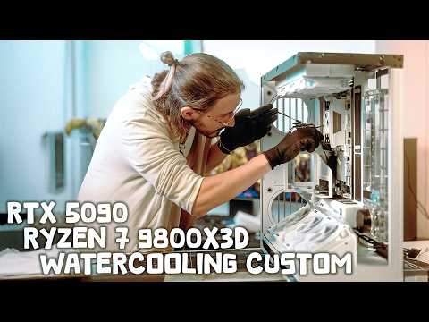 RTX 5090 + 9800X3D et Watercooling : J'ai monté le PC de mes rêves avec Cybertek, Alphacool & Aorus