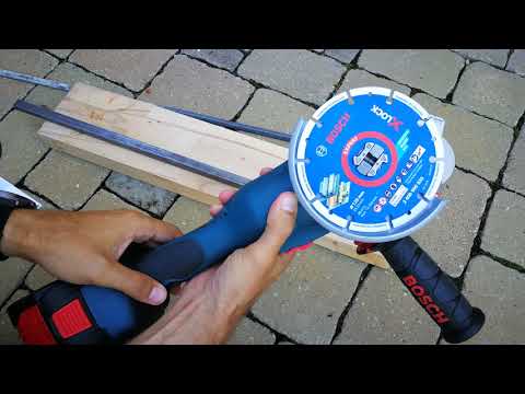 Bosch X-LOCK deimantas metalui 125mm video