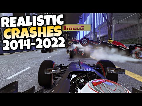 F1 REALISTIC CRASHES 2014 - 2022 #18