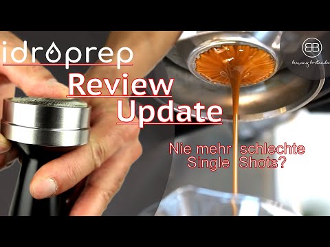 iDroprep Tamper Review Update: Single sieve, 58.4mm version and extraction rate - what it can do