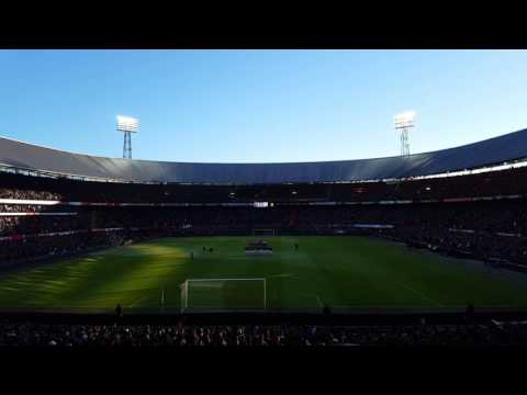 Minute’s silence for Chapecoense before Feyenoord vs Sparta December 04, 2016