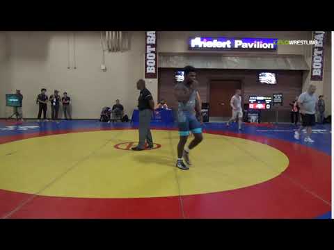 2018 Marine Corps US Open/UWW Junior Freestyle 86 3rd Place - Kordell Norfleet (ASU) Vs. Jelani Em
