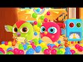 Hop Hop The Owl Brings Colorful Balls And Tries A New Attraction With Peck Peck The Woodpecker