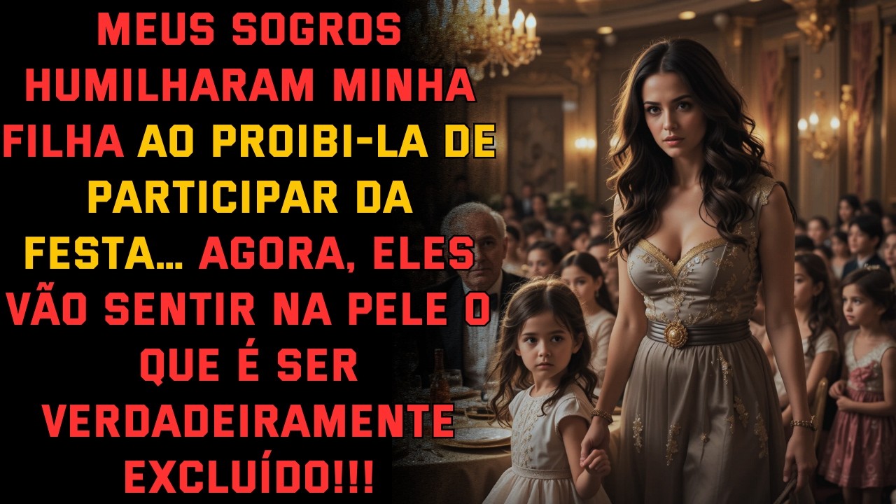 MEUS SOGROS EXCLUÍRAM MINHA FILHA DO ANIVERSÁRIO DE CASAMENTO  AGORA, VÃO SENTIR...