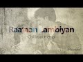 Raataan Lambiyan - Chill Instrumental | Shershaah | Sidharth - Kiara | Jubin Nautiyal | Asees Kaur