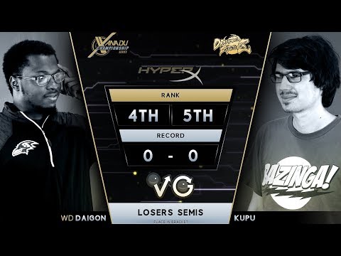 XCS FGC Finals DBFZ - WD | Daigon Vs. Kupu - Dragon Ball FighterZ Losers Semis