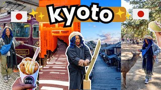 I had 48 hours in kyoto and here's what it was like 🇯🇵 | becoming a samurai, bowing deer & trains