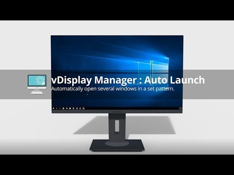 ViewSonic Software para Monitores vDisplay Manager