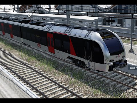 Transport Fever 2 / Rhein-Ruhr Map / Mitfahrt RE19 / Wesel - Düsseldorf HBF