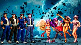Download lagu [KOF Mugen] Shingo Yabuki Team vs Athena Asamiya Team mp3