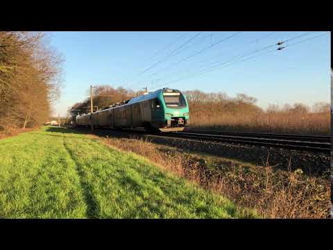 EuroBahn zwischen dem Bahnhof Bünde (Westf.) und dem Bahnhof Bruchmühlen