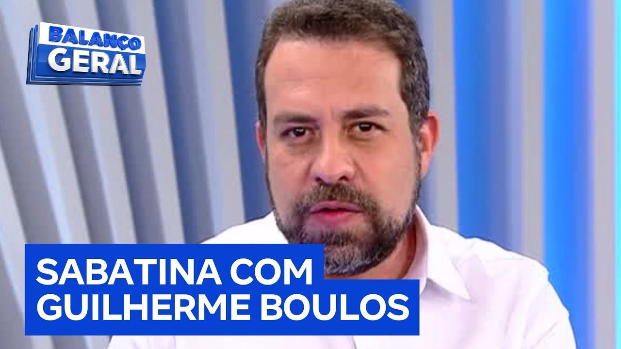 Assista à íntegra da entrevista com Guilherme Boulos, candidato do PSOL à Prefeitura de SP