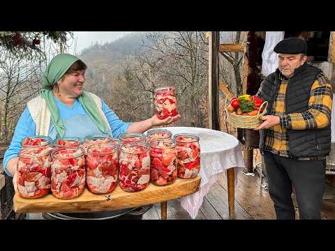 Traditional Bograch Cooked Over Fire | Mountain Village Life