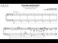 Michel Petrucciani - Round Midnight - Transcription