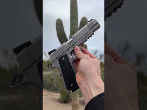 How do we feel about Kimber? This Stainless TLE RL II in .45 ACP is stylish. #1911 #subscribe