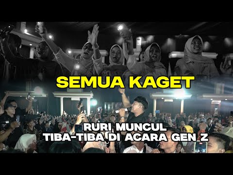 SEMUA HISTERIS DAN LONCAT ‼️ RURI MUNCUL DI TENGAH KERUMUNAN PENONTON 