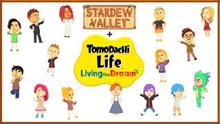I Trapped Stardew Characters In This Virtual Town | Tomodachi Life: Living The Dream | No Commentary