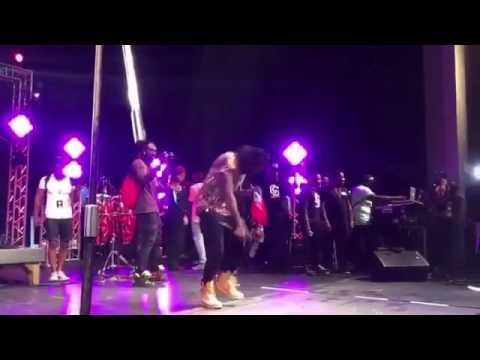 Mavado performing at Haitian Griot Festival