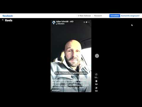 Julian Schmidt (AfD💙, MdB), der vor der Halle in Gießen von Antifa👺 -Schläger attackiert wurde.