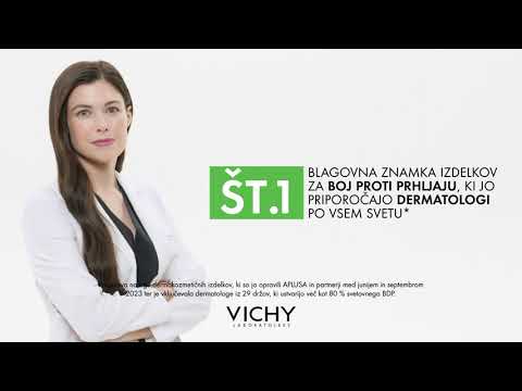 Vichy, Dercos AD šampon proti prhljaju za normalne in mastne lase, 390 ml