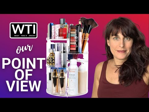 sanipoe 360 Spinning Makeup Organizers - WTI product video review