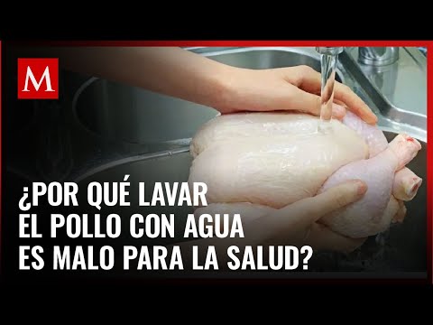 For this reason, you should not wash raw chicken with water; this is the syndrome you could contr...
