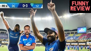 IPL 2020 || QUALIFIER 1 || MI VS DC || BOOM BOOM BUMRAH 💥 DELHI GUMRAH || FUNNY REVIEW 😂😂...