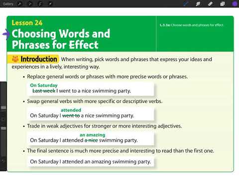 Choosing Words & Phrases for Effect