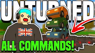 ALL UNTURNED SINGLE PLAYER COMMANDS!! (How to Teleport, Spawn Items, Vehicles Etc.) [2024/2025]
