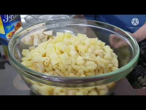 Cream fruit chaat | Russian salad recipe